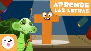 Aprende la Letra quotTquot con Tania la Tortuga  El abecedario [upl. by Egbert]