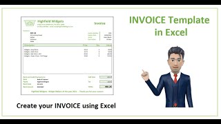 How to create an INVOICE in Excel  Spreadsheet Template for 2021 [upl. by Tracey]