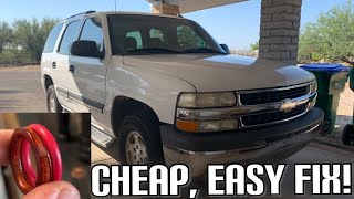 2005 Chevy Tahoe lifter tickingnoisy 2wd FIXED [upl. by Gehman326]