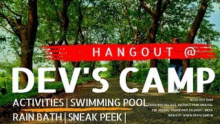 Devs Camp amp Resort  NrBaroda  Activities  Swimming Pool  Rain Dance  Sneak Peek [upl. by Brannon517]