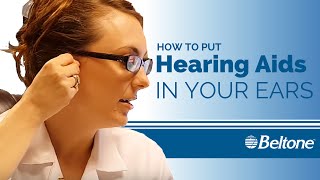 How To Put Hearing Aids In Your Ears [upl. by Edette329]