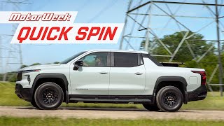 2024 Chevrolet Silverado EV WT  MotorWeek Quick Spin [upl. by Colinson403]