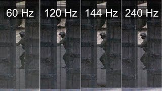 Slow motion 240Hz vs 144Hz vs 120Hz vs 60Hz  CSGO [upl. by Xanthus278]