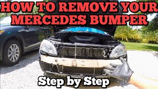 How to Remove Your Mercedes Bumper [upl. by Deste975]