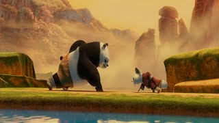 Kung Fu Panda 2008 Master Shifu teaches Po Scene 4K HD Clip [upl. by Maybelle]