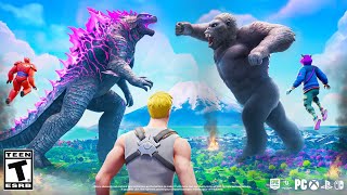 Fortnite STORYLINE  GODZILLA VS KONG [upl. by Curr]