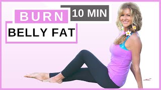 10 Minute Ab Workout For Women Over 50  Reduce Belly Fat Fast  Fabulous50s [upl. by Tacklind]