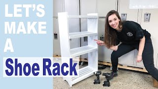 Making a DIY Shoe Rack An Easy Woodworking Project [upl. by Joel564]