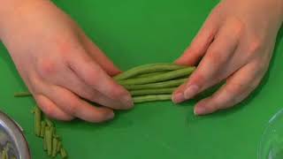 Préparer les haricots verts [upl. by Waki]