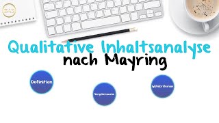 Qualitative Inhaltsanalyse Mayring ✅ Vorgehensweise amp Beispiele [upl. by Drusie]