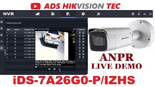 Hikvision ANPR Camera Configuration iDS ANPR Configuration [upl. by Trebbor146]