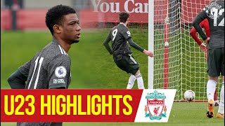 U23 Highlights Liverpool 36 Manchester United  The Academy [upl. by Ner]