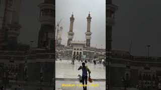 Rainy Azan in Makkah [upl. by Essirehs16]