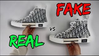 REAL VS FAKE DIOR B23 COMPARISON [upl. by Suter]