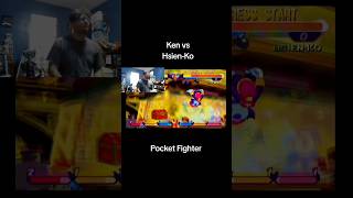 Ken vs HsienKo  Pocket Fighter PS1 [upl. by Ahsinirt]