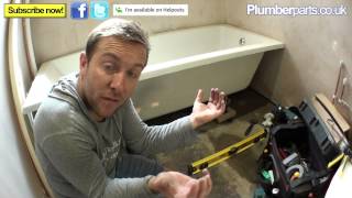 HOW TO INSTALL A BATH  Plumbing Tips [upl. by Anjanette528]