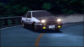 This is Real Drifting  Initial D HD [upl. by Anaujat]