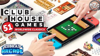 Clubhouse Games 51 Worldwide Classics Nintendo Switch Gameplay  Zebras Arcade [upl. by Micki937]