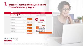 Conoce tu Banco en Línea Cómo hacer una transferencia a cuentas propias [upl. by Engvall]