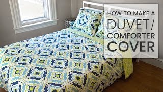 How to Make a Duvet Cover [upl. by Glynias]