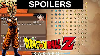 Dragon Ball Z Kakarot  Full Skill Tree Walkthrough [upl. by Norval]