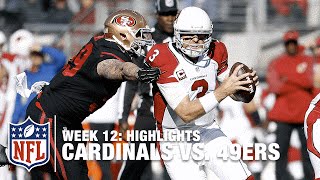 Cardinals vs 49ers  Week 12 Highlights  NFL [upl. by Armyn]