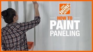 How to Paint Paneling  Wall Ideas amp Projects  The Home Depot [upl. by Michelle813]