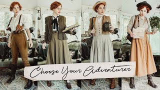 Choose Your Adventurer  10 Outfits To Pretend Youre a Vintagey Explorer [upl. by Ki860]