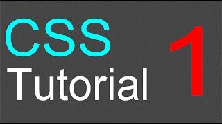 CSS Tutorial for Beginners  01  Introduction to CSS [upl. by Ahsikcin330]