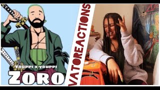 YOUPPI X YOUPPI  ZORO DISS VATOREACTIONS♕♊ [upl. by Essa]