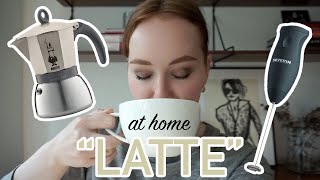 HOW TO MAKE A quotLATTEquot AT HOME moka pot  frother [upl. by Macmullin230]