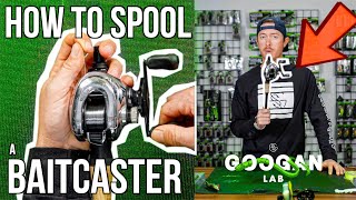 How To SPOOL A BAITCASTING REEL [upl. by Harrison]