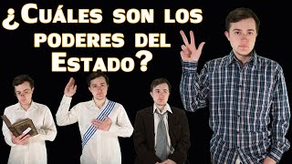 DIVISIÓN de PODERES Poderes del Estado ¿Cuales son [upl. by Winnick]