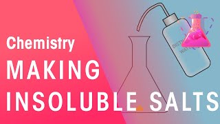 Making Insoluble Salts  Acids Bases amp Alkalis  Chemistry  FuseSchool [upl. by Ovatsug529]