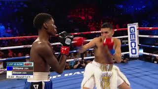 Emanuel Williams vs John Rincon Full Fight [upl. by Etnahsal]