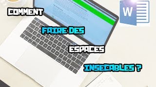 Comment faire des espaces insécables sur Word [upl. by Hplodnar]