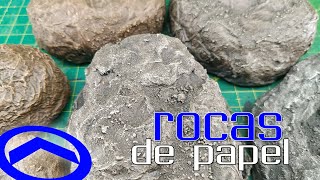 Como hacer Rocas con Papel [upl. by Otrebogir659]