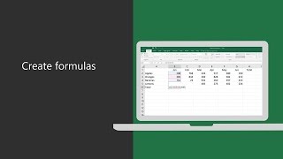 Creating Microsoft Excel formulas and functions [upl. by Gresham855]