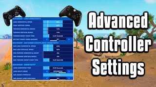 Advanced Controller Sensitivity amp Aim Assist Guide  Fortnite Battle Royale [upl. by Oicor]