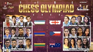 FIDE Chess Olympiad 2022 Day 6 [upl. by Auqeenwahs740]