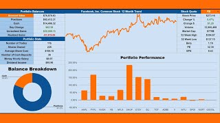 Build Your Own Stock Portfolio Tracker On Google Sheets [upl. by Allina]