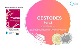 Cestodes classification Pseudophyllidean amp Cyclophyllidean Parasitology simplified tutorials [upl. by Nyvlem411]