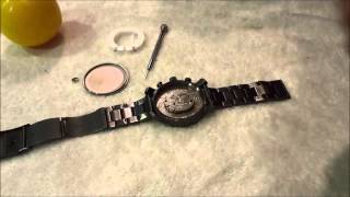 Changing The Battery In A Fossil Watch DIY [upl. by Huntley]