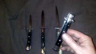 AKC Swinguards amp Beltrames Automatic Switchblade [upl. by Salkcin]