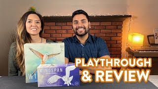 Wingspan with European Expansion  Playthrough amp Review [upl. by Raviv]