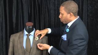 How To Wear A Lapel Flower Pin On Your Suit [upl. by Einhorn24]