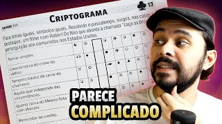 COMO RESOLVER UM CRIPTOGRAMA [upl. by Adnilim]