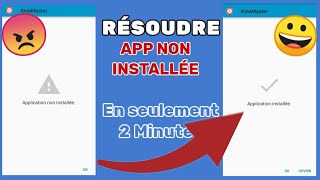 Comment Régler le Problème Application Non Installée Sur Android en 2 Minutes [upl. by Acimak820]