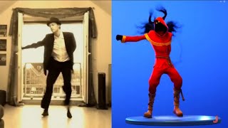 Fortnite ELECTRO SWING Emote In Real Life [upl. by Thordis119]