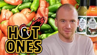 How to Make Hot Sauce  Hot Ones Extra [upl. by Ninahs267]